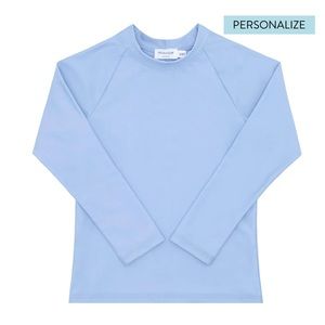 Minnow Swim Oasis Blue Rashguard Size 2T